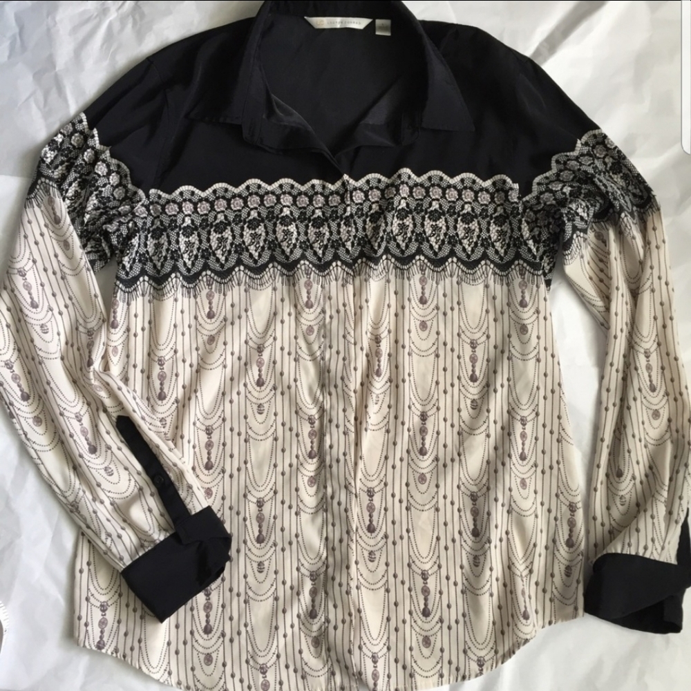 LC Lauren Conrad Button Down Blouse